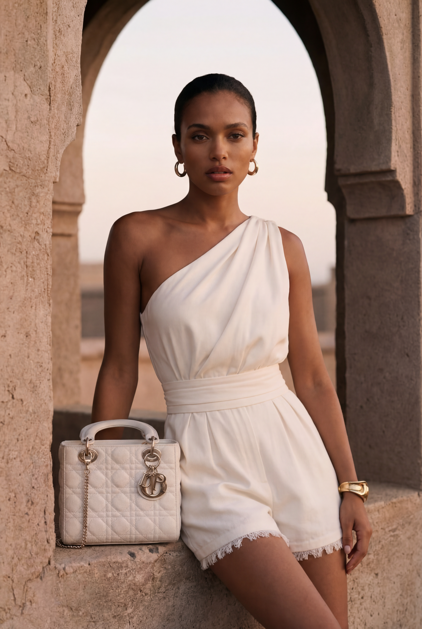 Dune White Jumpsuit