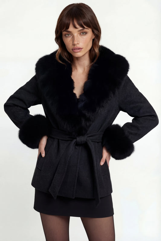 Ofelia Fox Fur Coat
