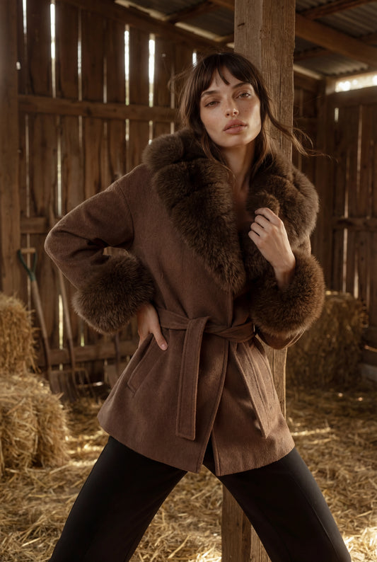 Ofelia Fox Fur Coat