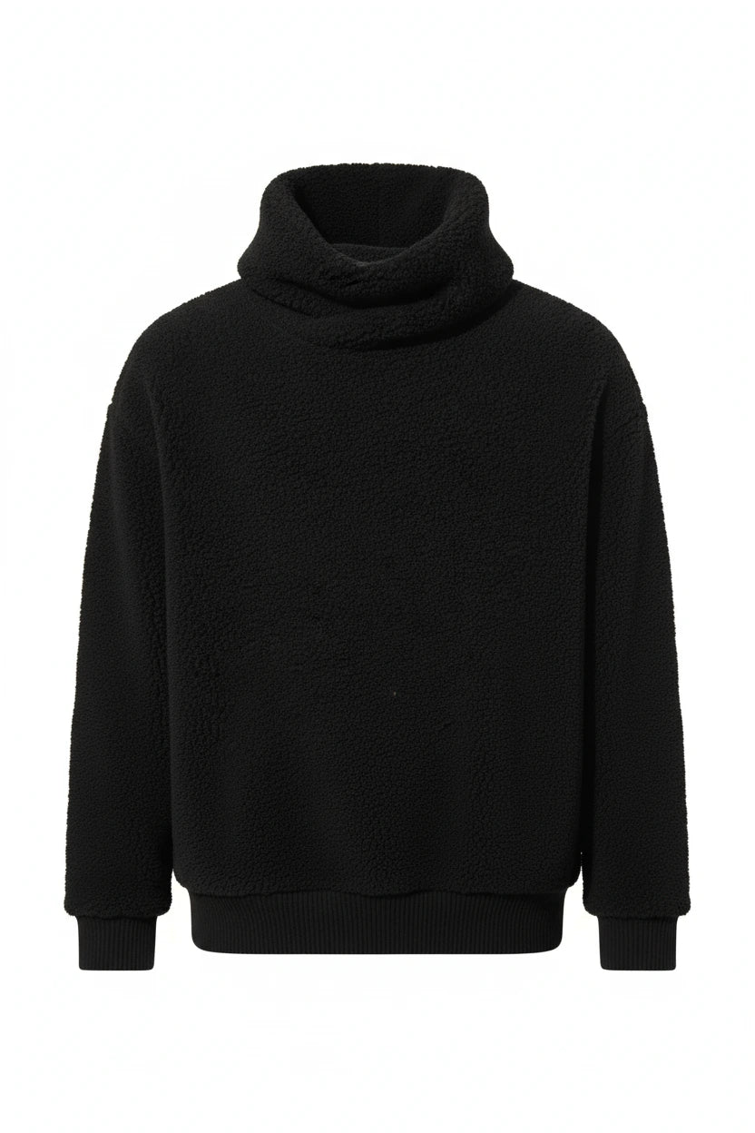 Alpine Wolf Black Hoodie