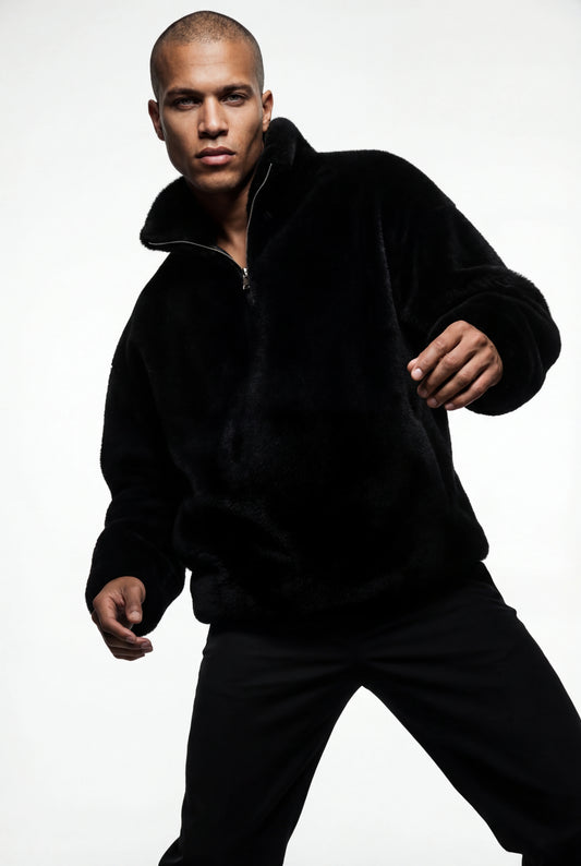 Frost Lynx Black Sweater