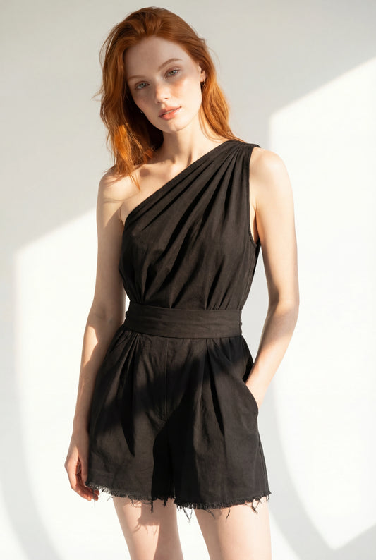 Solana Black Dress