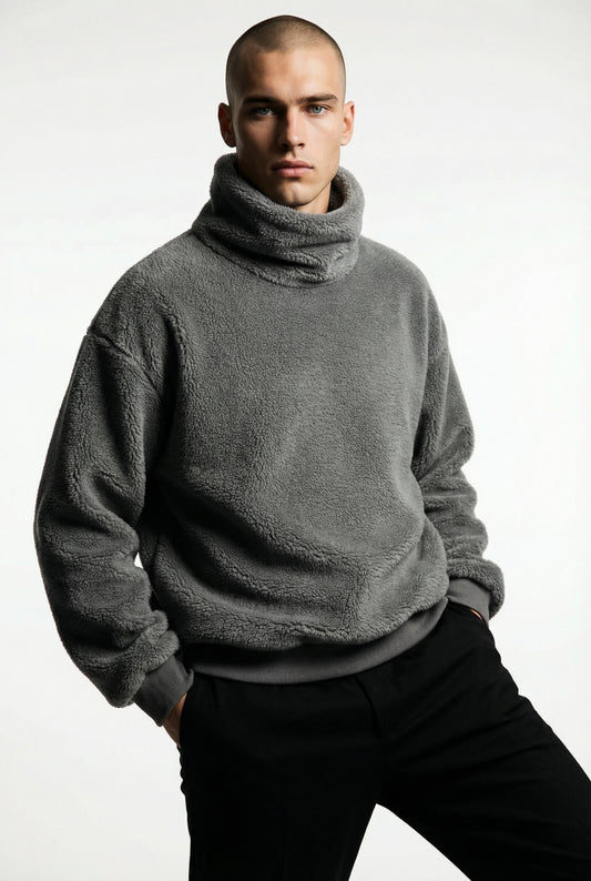 Alpine Wolf Grey Hoodie