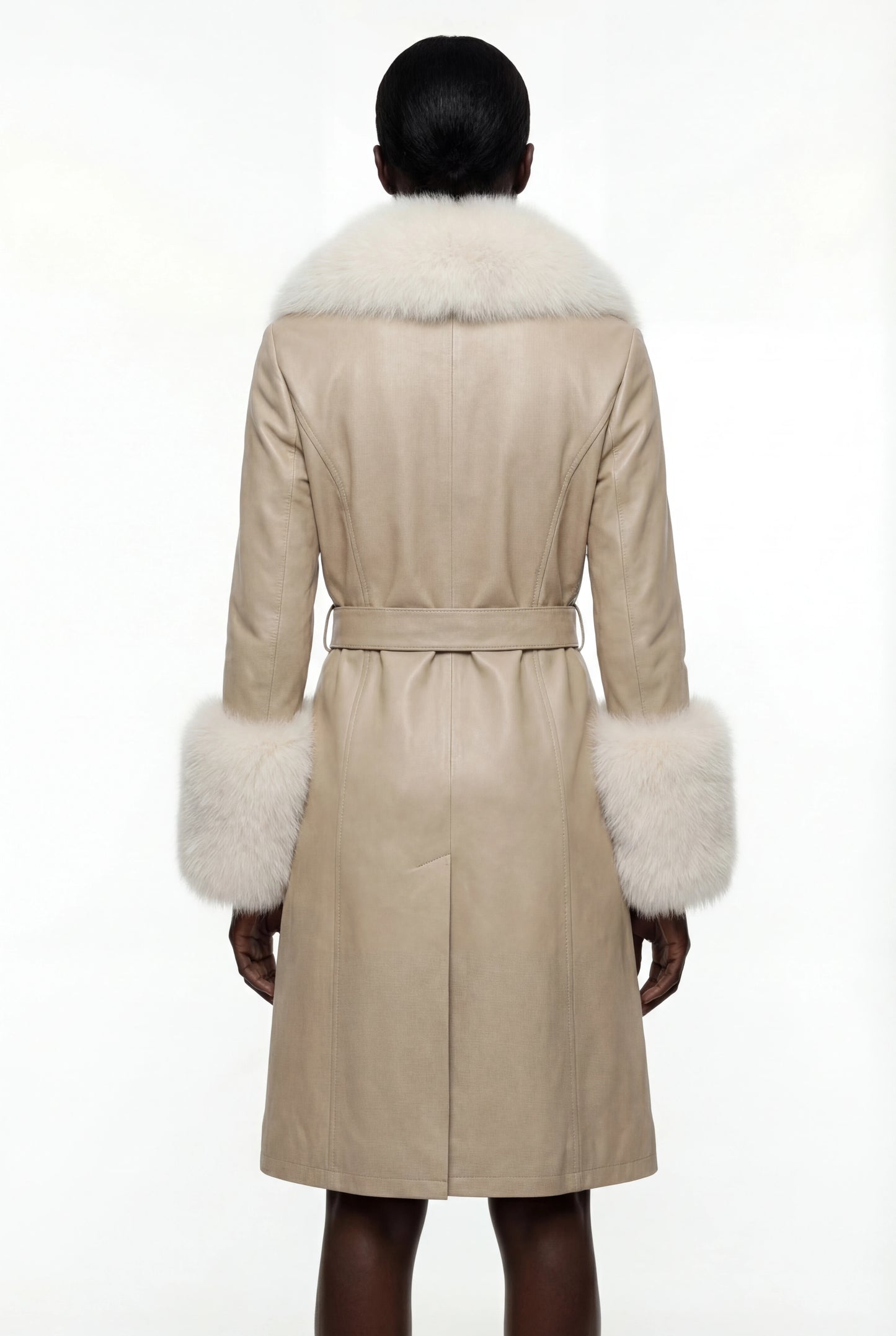 Regal Dawn Leather Coat