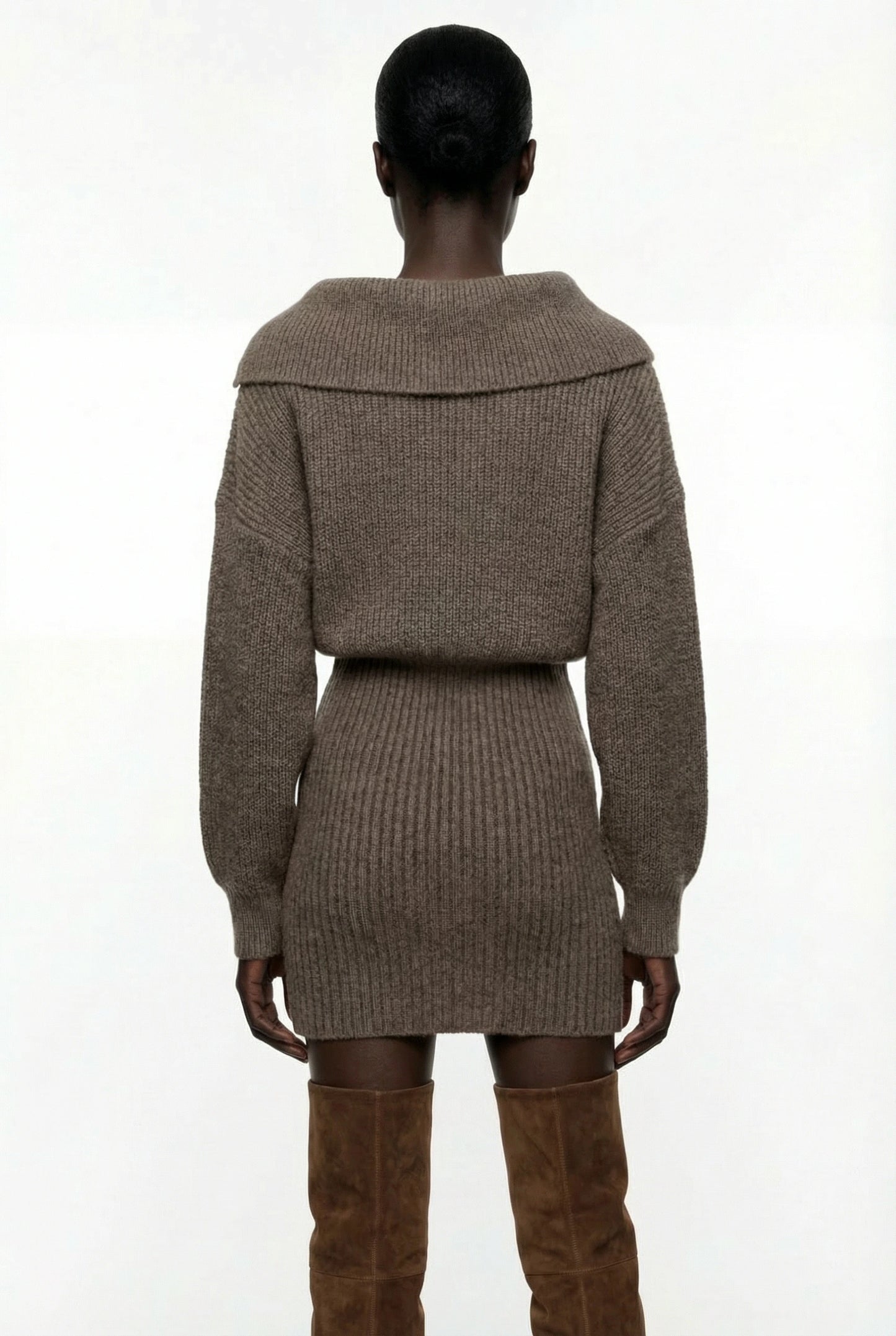 Valentina Brown Dress