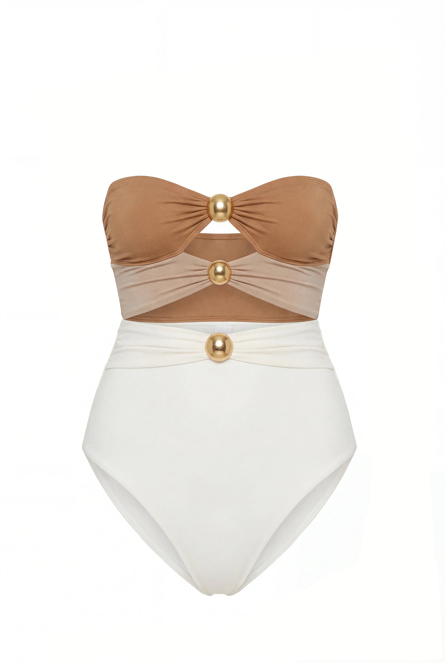 Nadir Beige Swimsuit