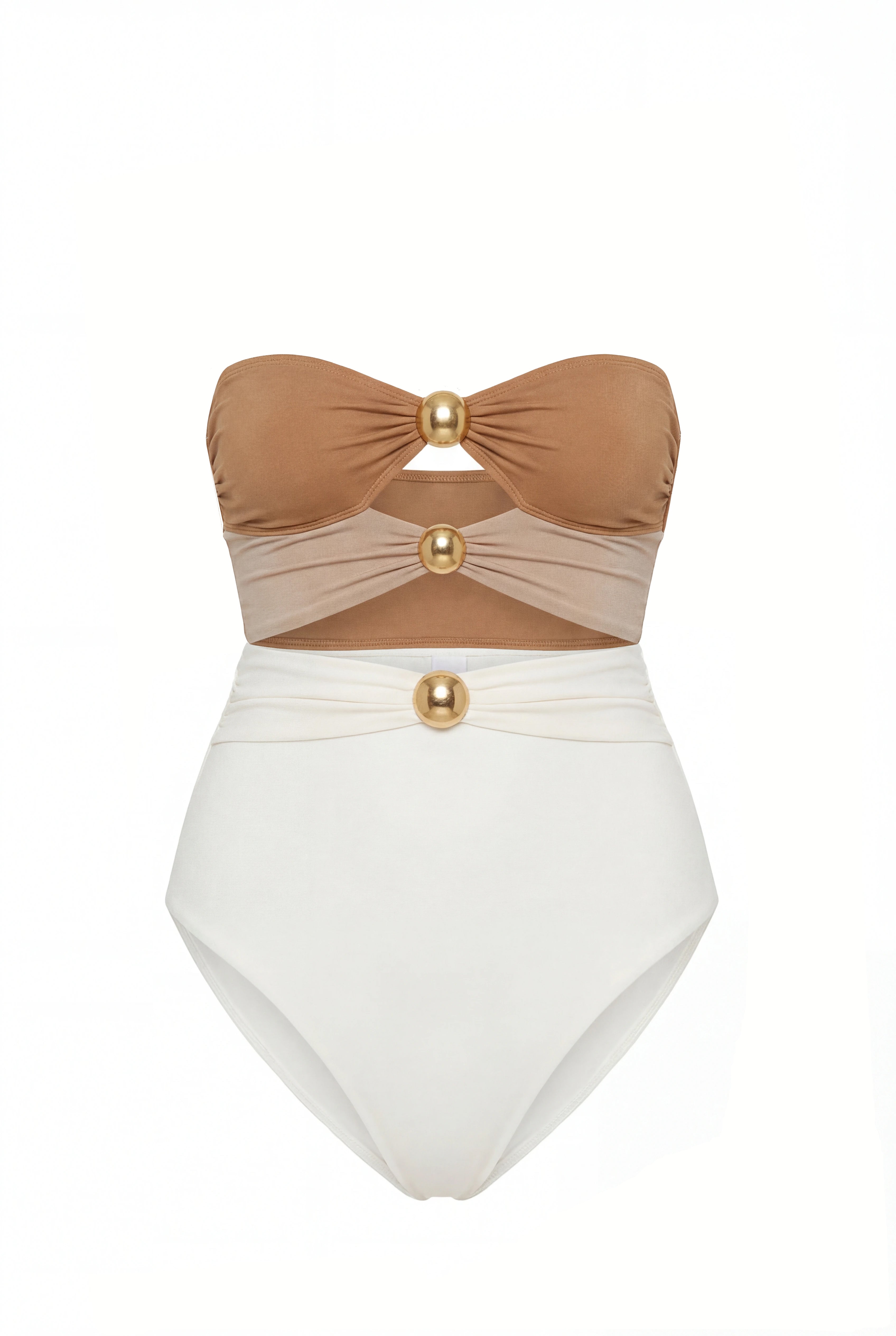 Nadir Beige Swimsuit