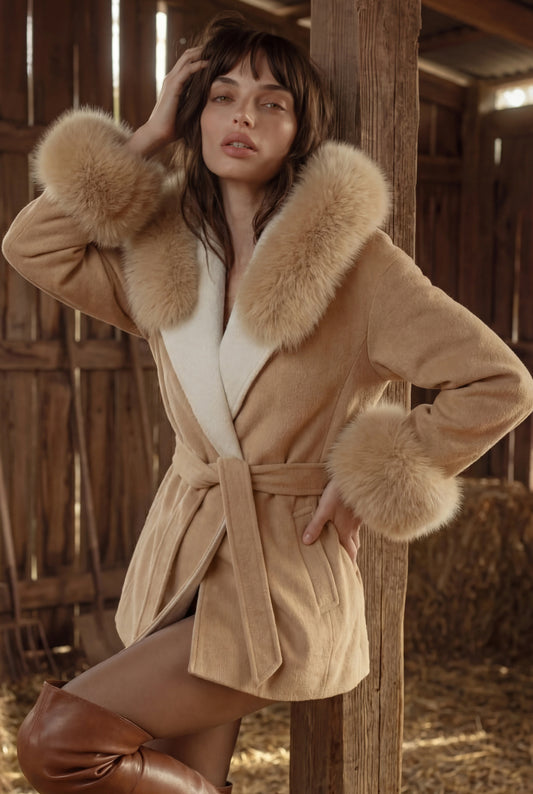 Montalcino Fox Fur Jacket