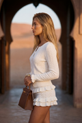 Emir Knit White Set