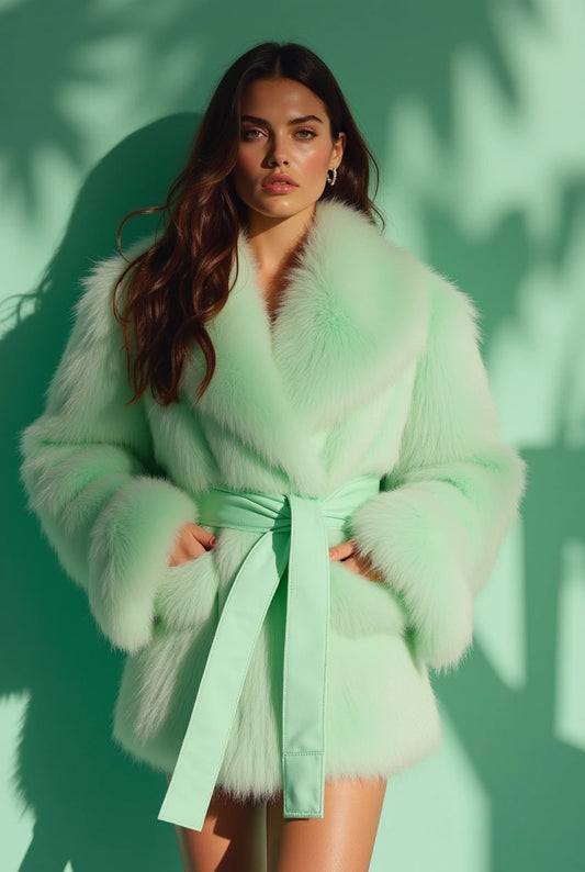 Mint Frost Robe