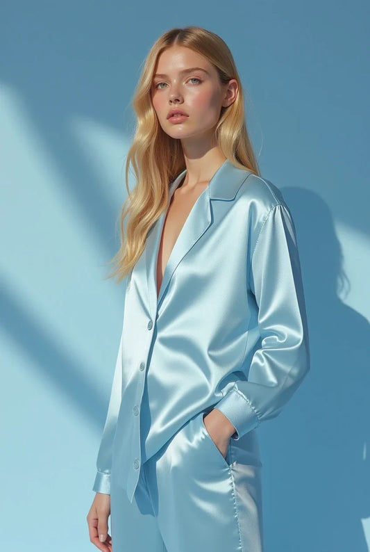 Sky Cream Pajamas