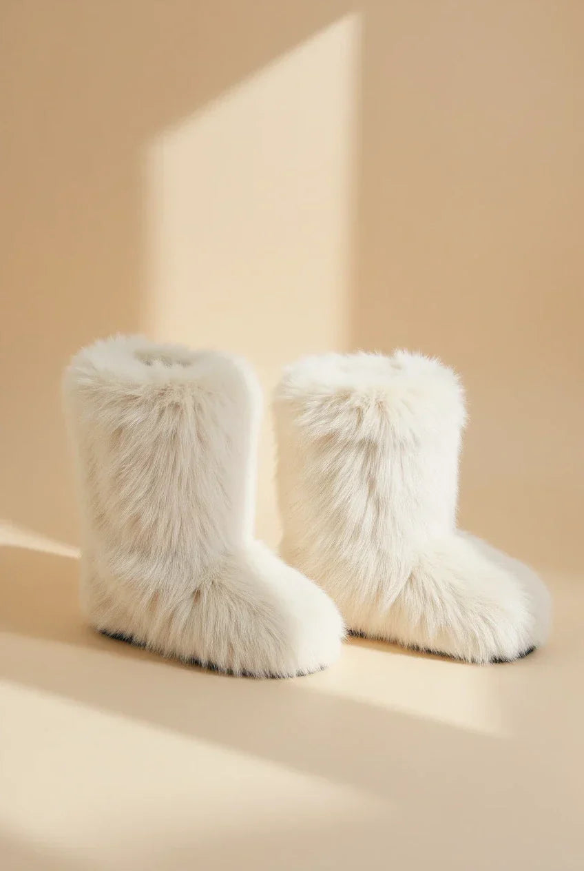 Margaux White Boots
