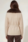 Matilda Beige Cardigan