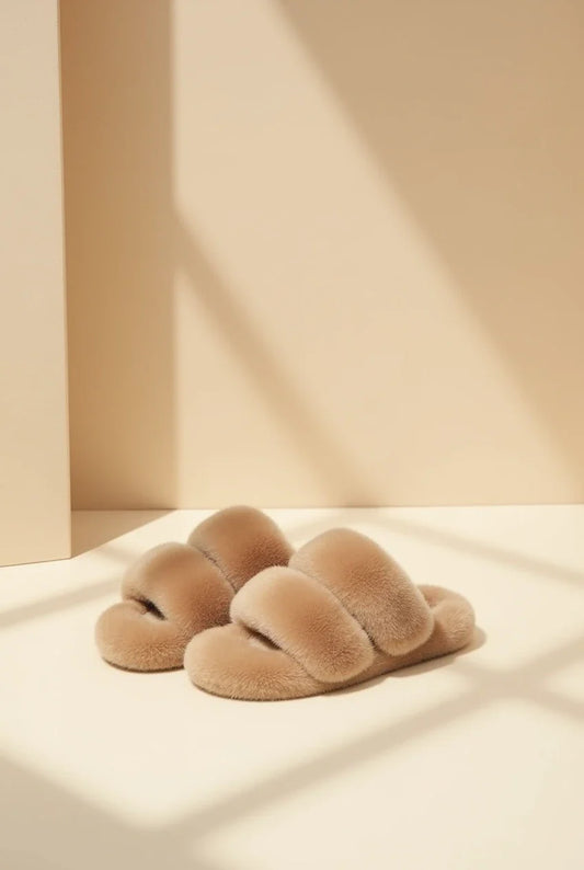Beige Slippers