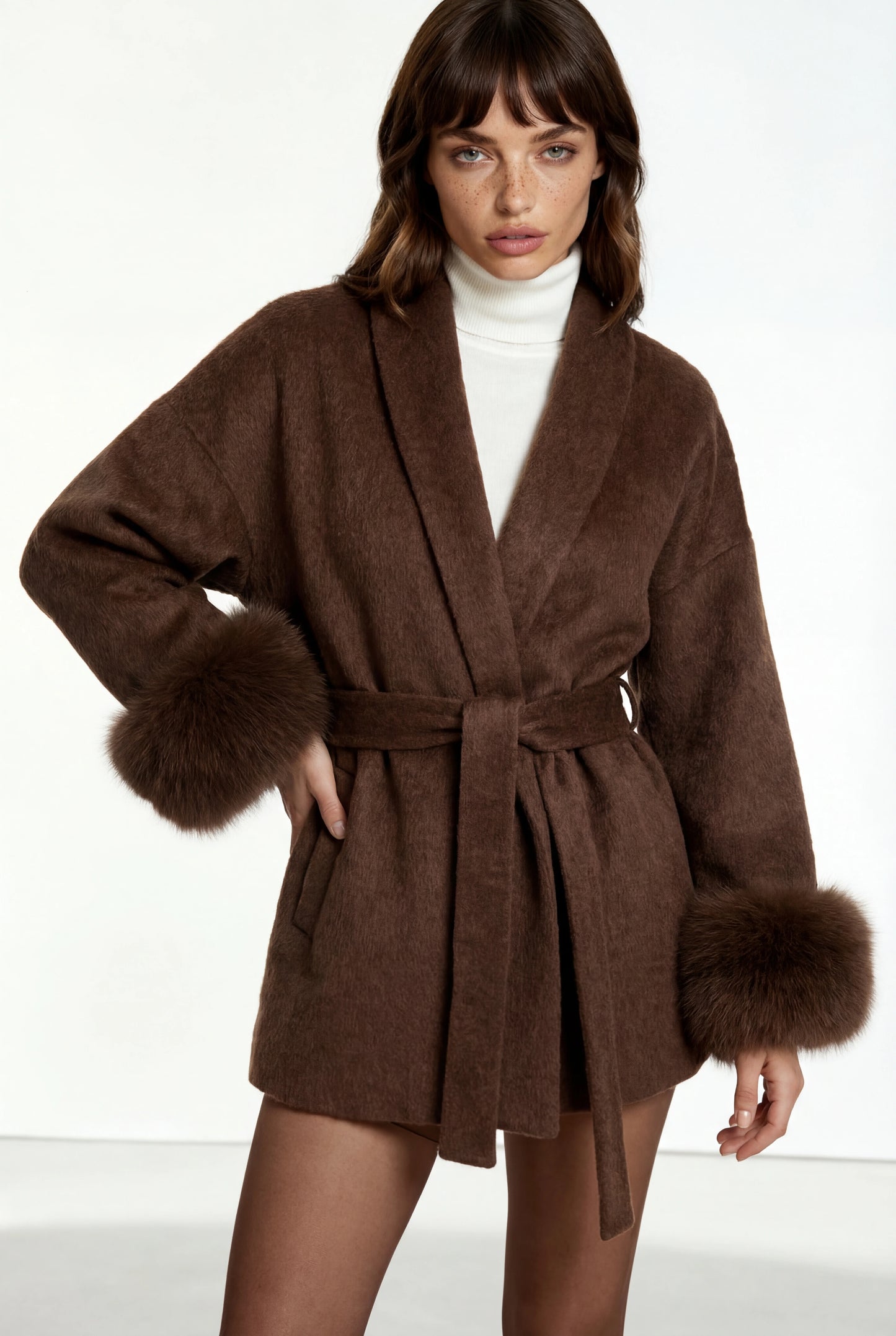 Santa Croce Fox Fur  Coat