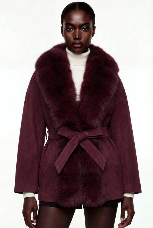 Anastasia Garnet Coat