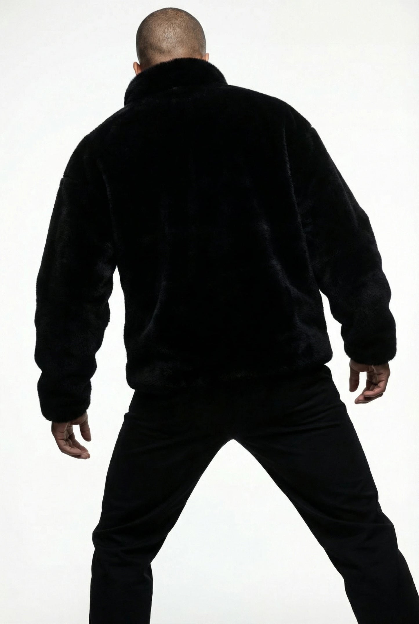 Alpine Wolf Black Hoodie