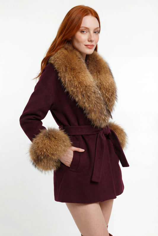 Dulce Garnet Coat