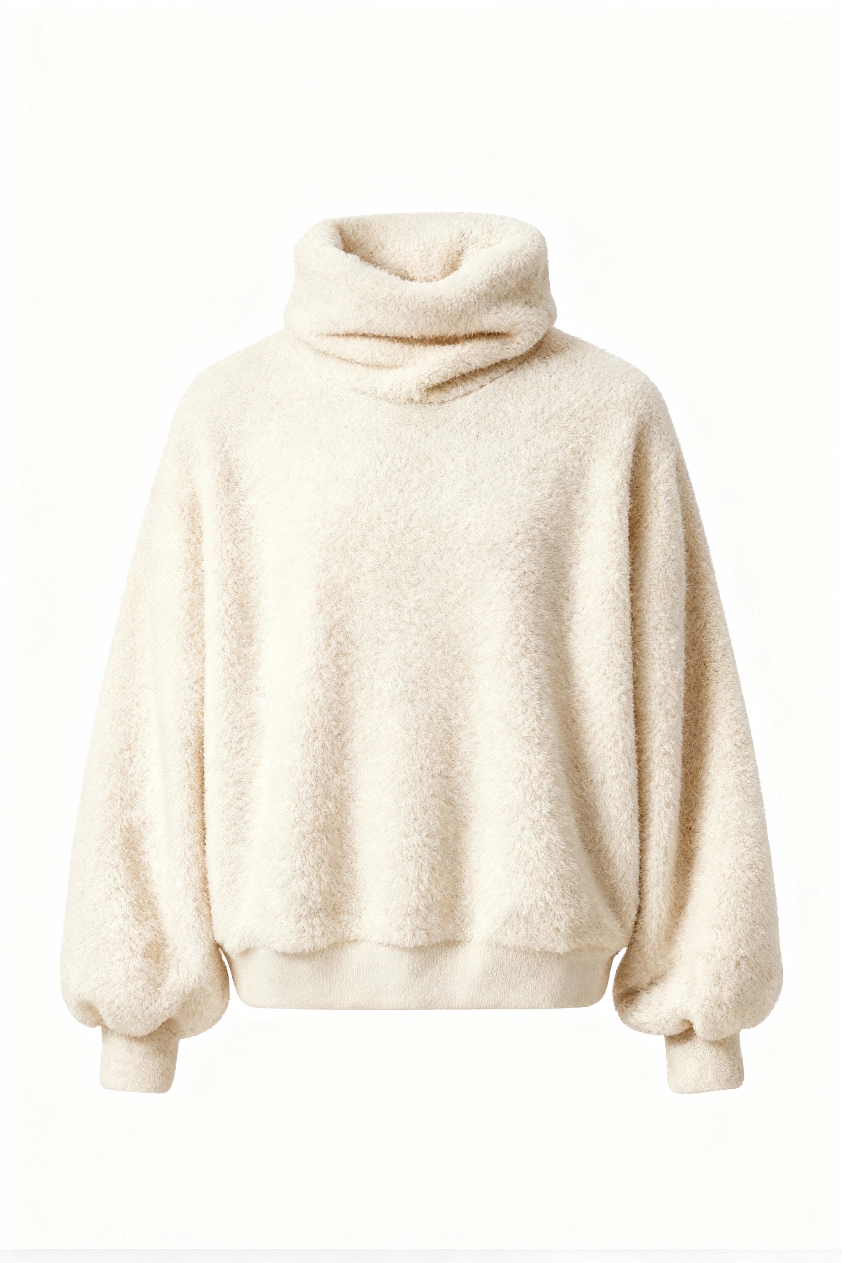 Alpine Wolf White Hoodie