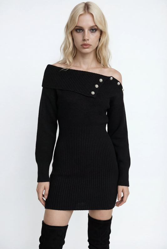 Valentina Black Dress