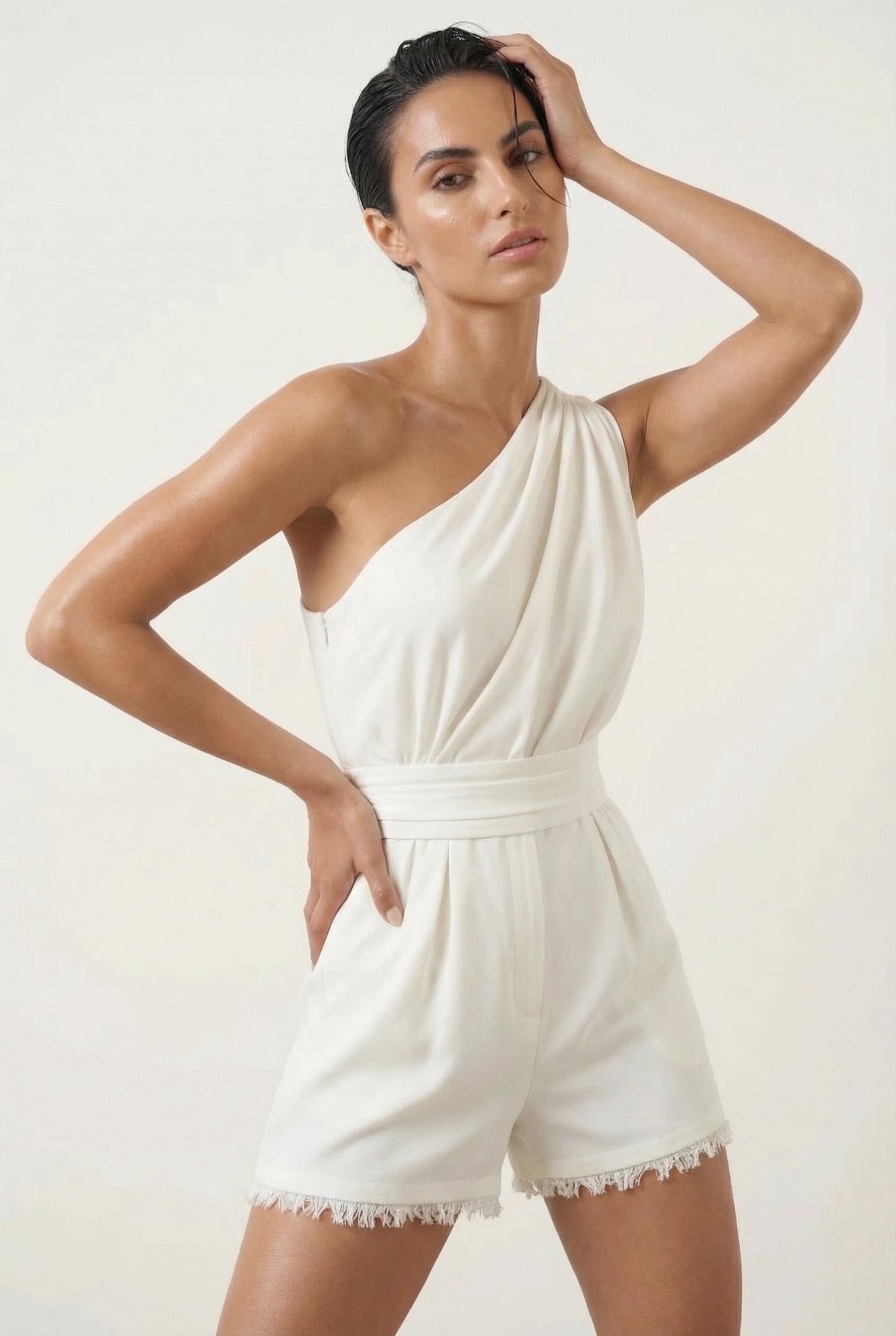 Dune White Jumpsuit