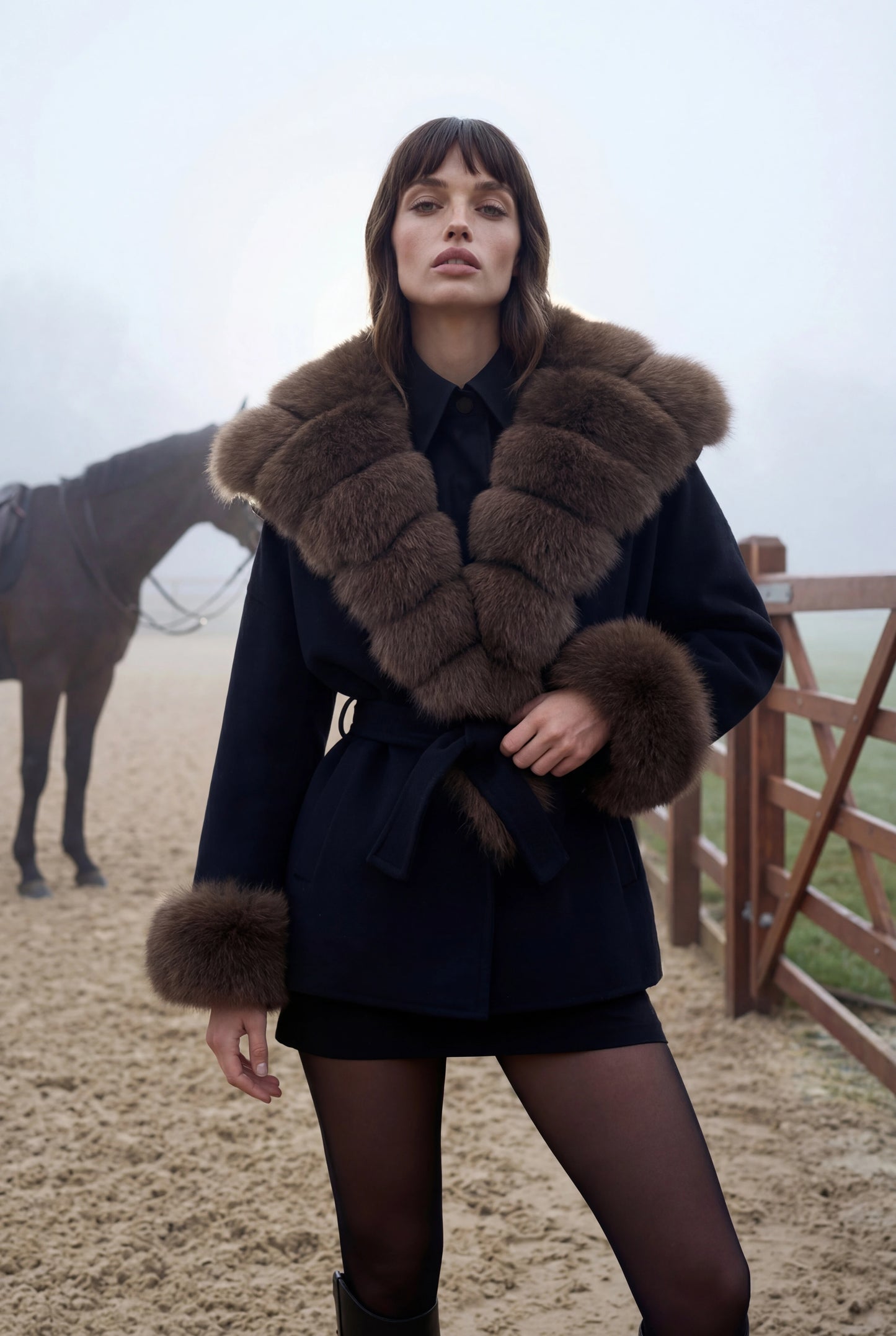 Ofelia Fox Fur Coat