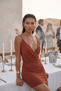 Amira Terracota Dress